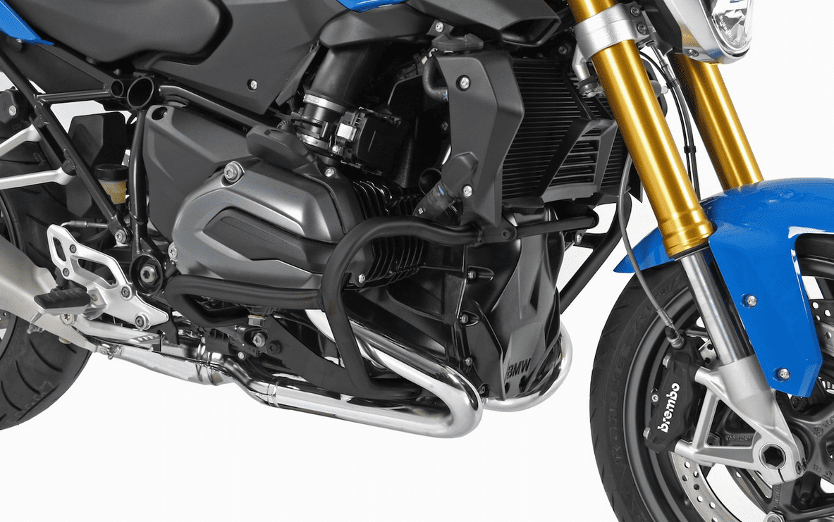 Arceau de protection moteur noir pour BMW R 1200 RS LC (15-18) Hepco & Becker