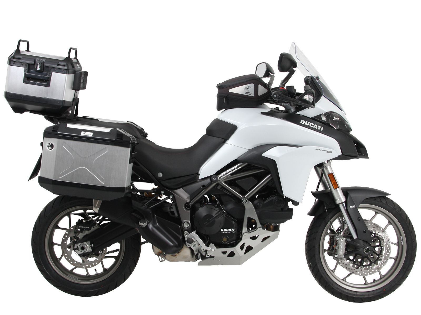 Anneau de réservoir Basic avec unité de fermeture de la sacoche de réservoir pour Ducati Multistrada 950 /S (17-21)