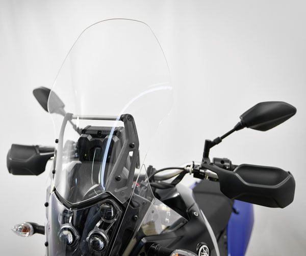 Pare-brise extra-haut transparent pour Yamaha Ténéré 700 (19-24)