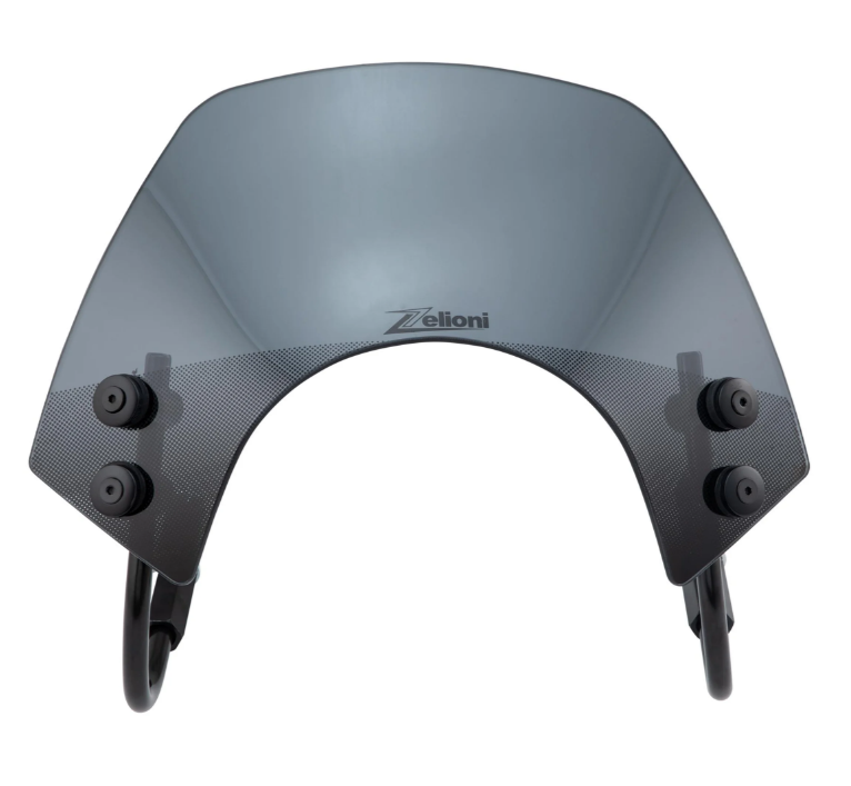 Flyscreen ZELIONI Racing pour Vespa GTS/GTS Super/GT/GT L 125-300ccm, teinté noir