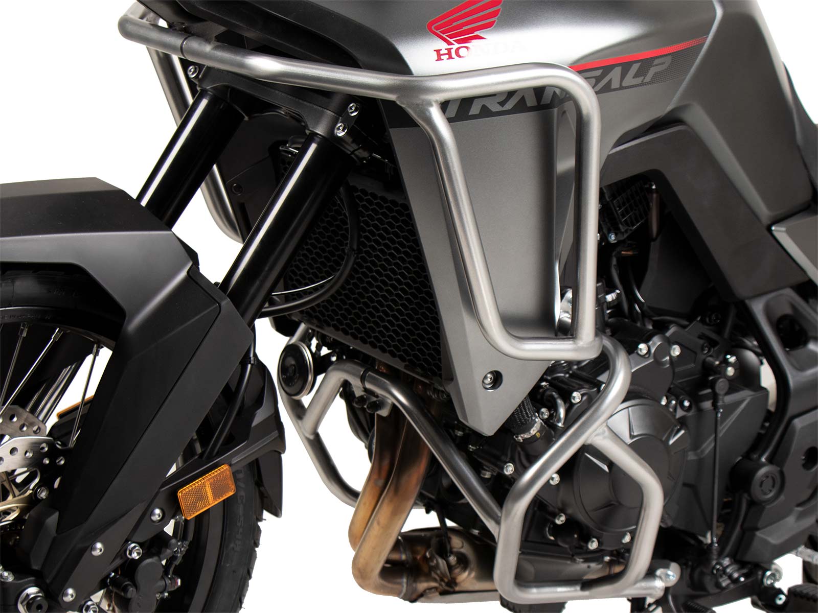 Arceau de protection du réservoir argenté pour Honda XL 750 Transalp (25- ) Hepco & Becker