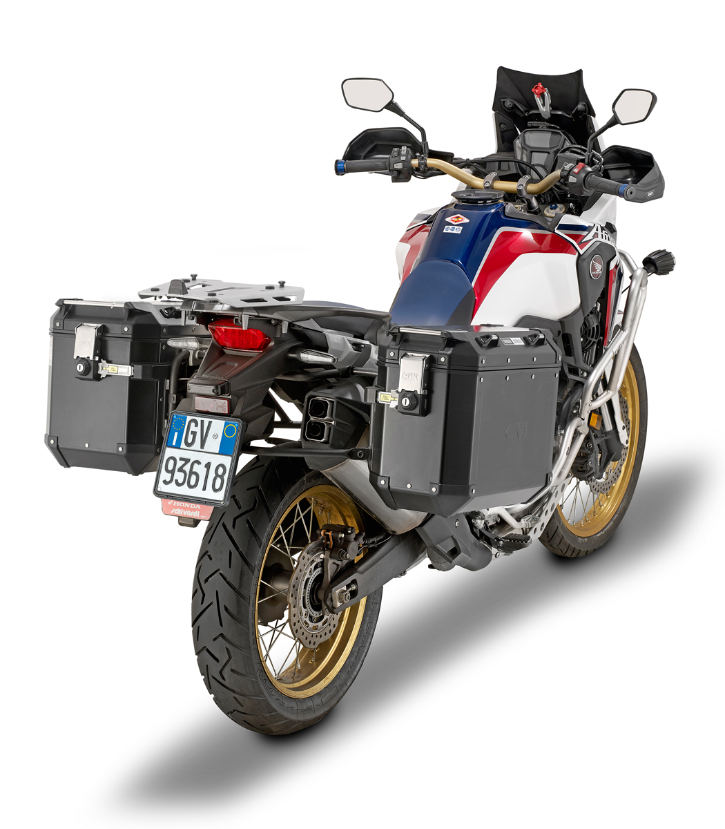 Givi Kit de valises latérales en aluminium Trekker Outback 37L noir Monokey