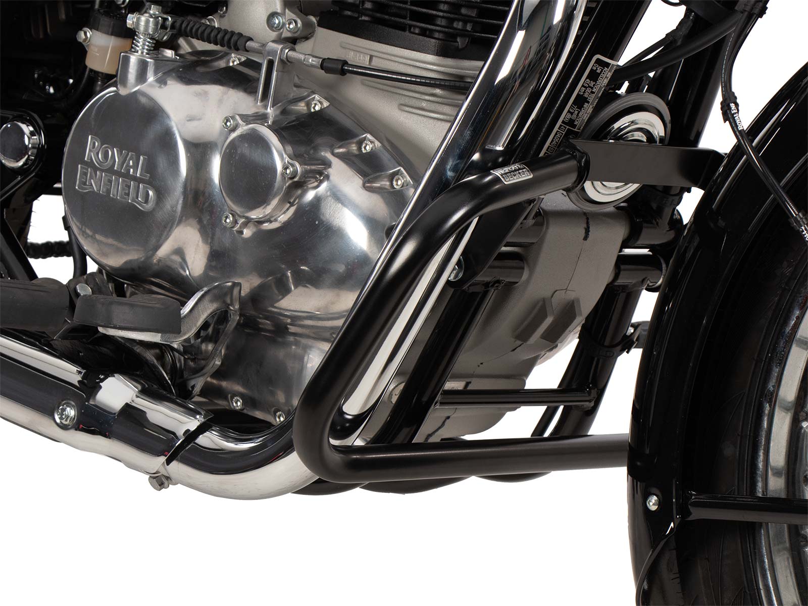Arceau de protection moteur noir pour Royal Enfield Bullet 350 (24-) Hepco & Becker