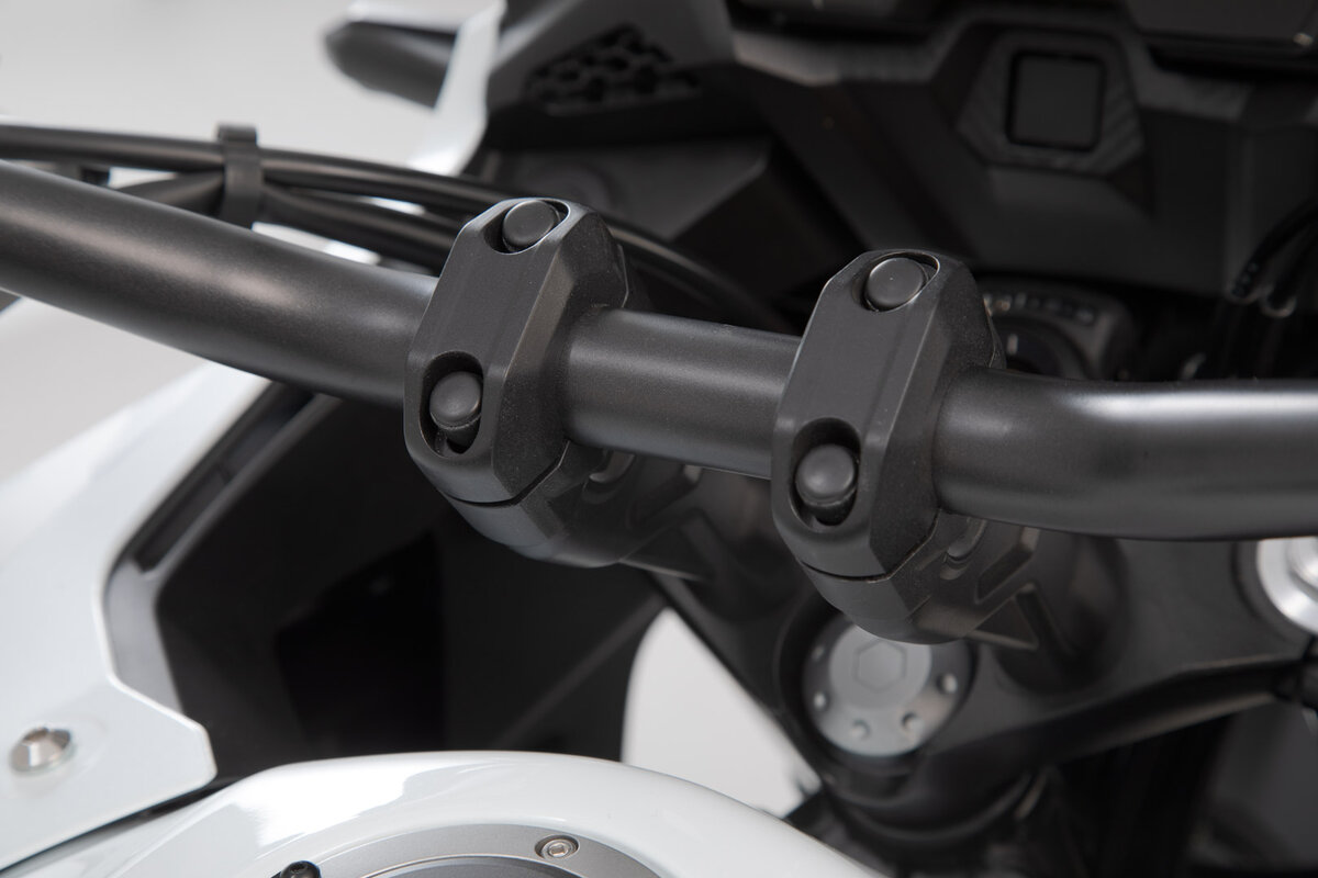 SW-Motech Réhausse de guidon, noir pour guidon Ø 28 mm, H=20 mm