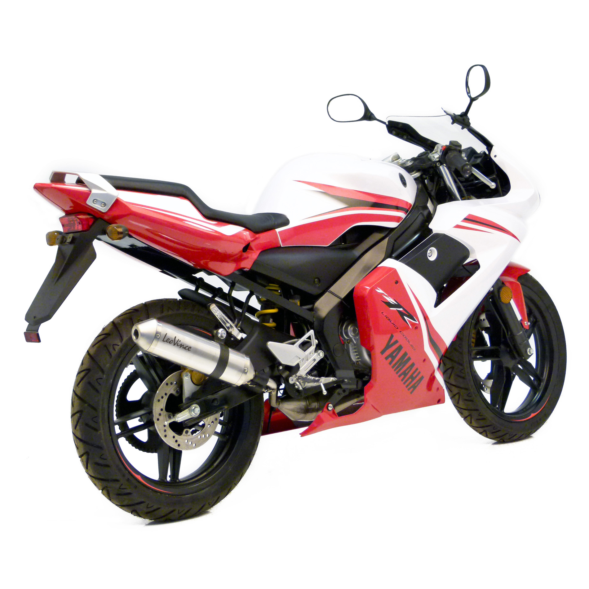 LeoVince, Système d'échappement Hand Made X-Fight, acier pour Yamaha TZR 50 (Bj.03-13)