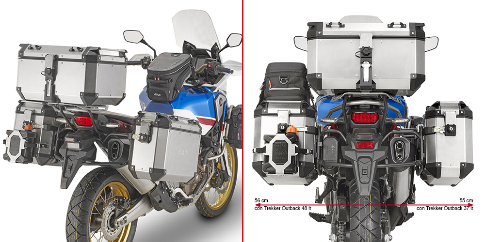 Support de valises latérales pour Honda CRF1000L Africa Twin (année 18-) Givi