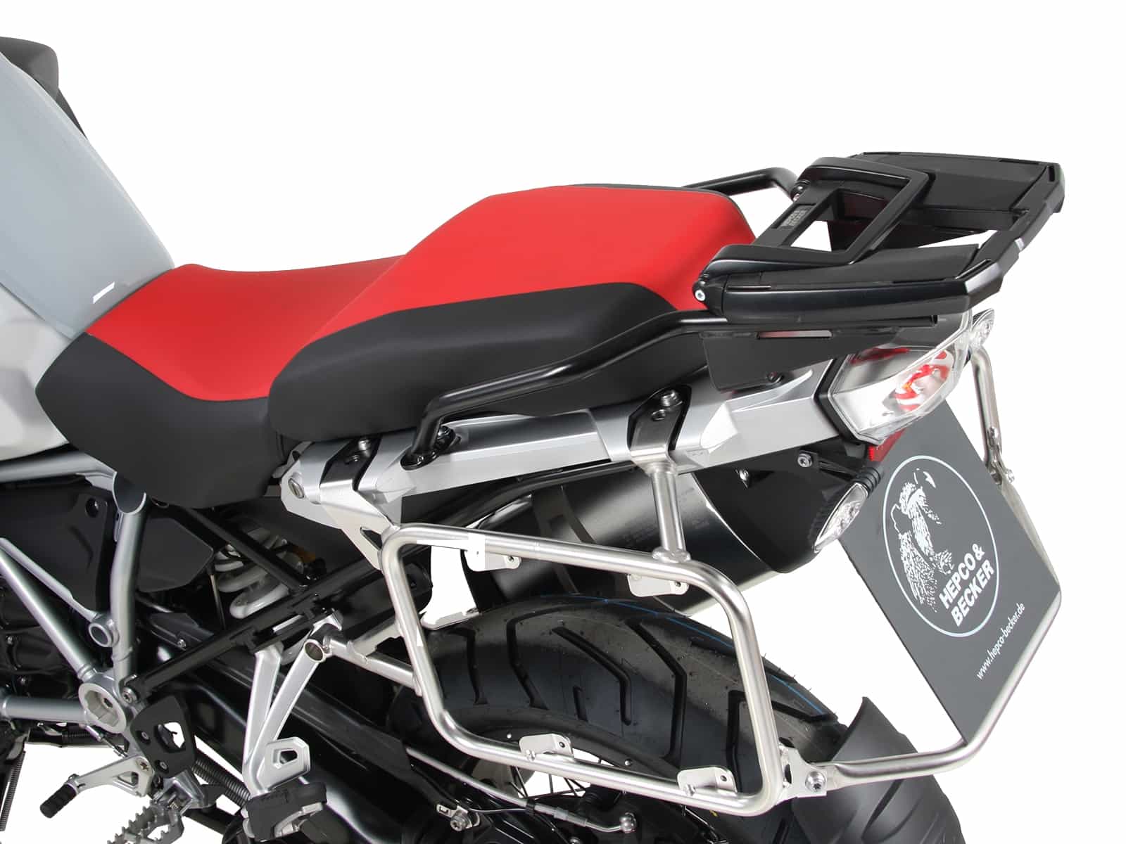 Kit de support de valises Cutout support incl. kit de valises Xplorer Cutout noir pour BMW R 1250 GS Adventure