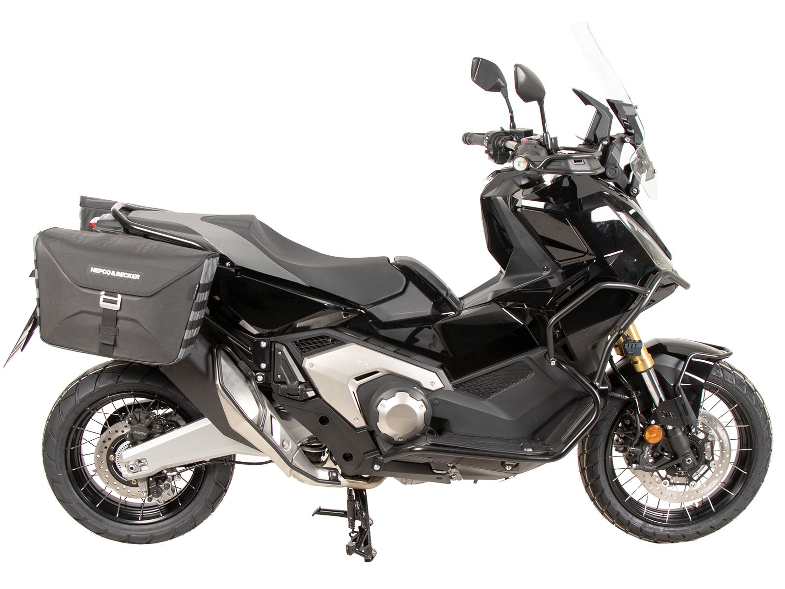 Supports latéraux C-Bow noirs pour Honda X-ADV (25- ) Hepco & Becker