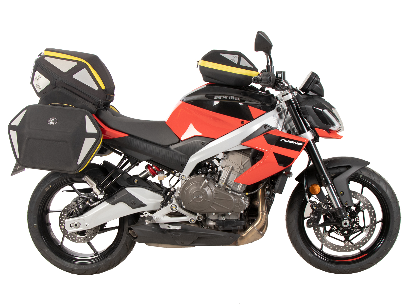 Anneau de réservoir Basic avec unité de fermeture de la sacoche de réservoir pour Aprilia Tuono 457 (25- ) Hepco & Becker