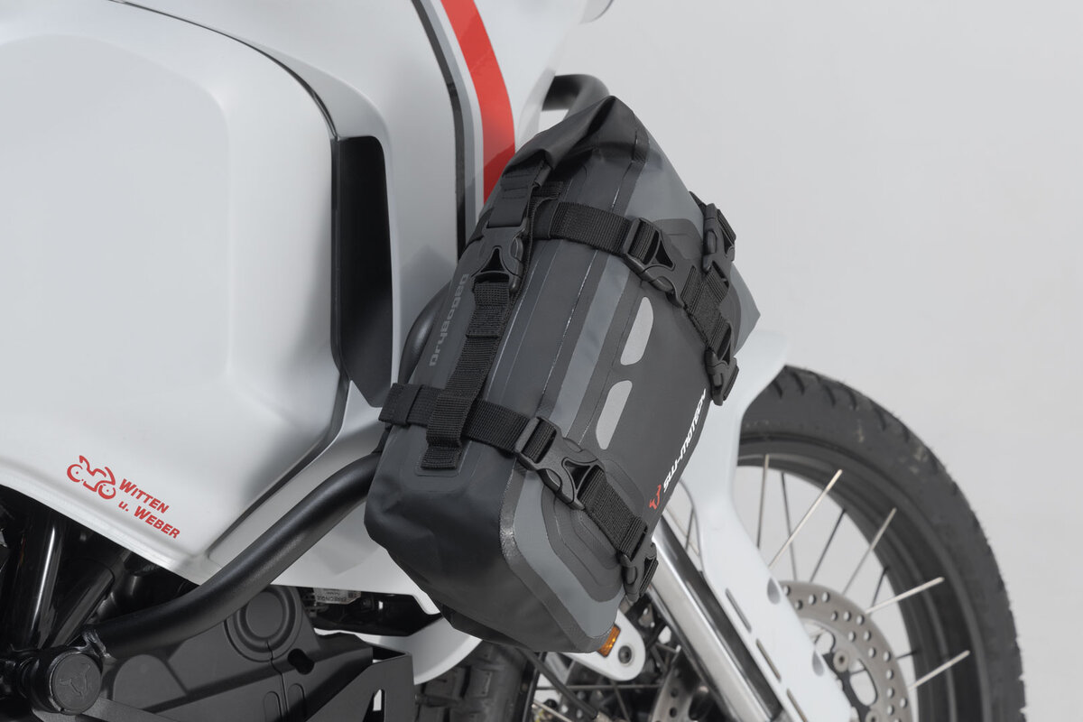 Drybag 80 sacoche arrière pour Aprilia RSV 1000 R /Tuono, noir / gris - SW Motech