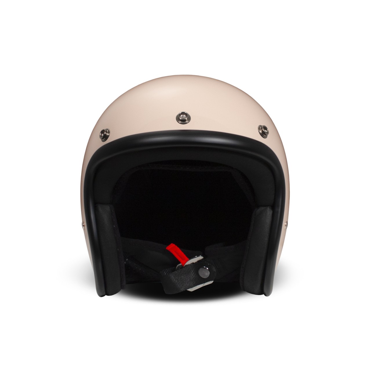 DMD casque jet rétro, beige, brillant, Cipria, fibre de verre, ECE 22.06