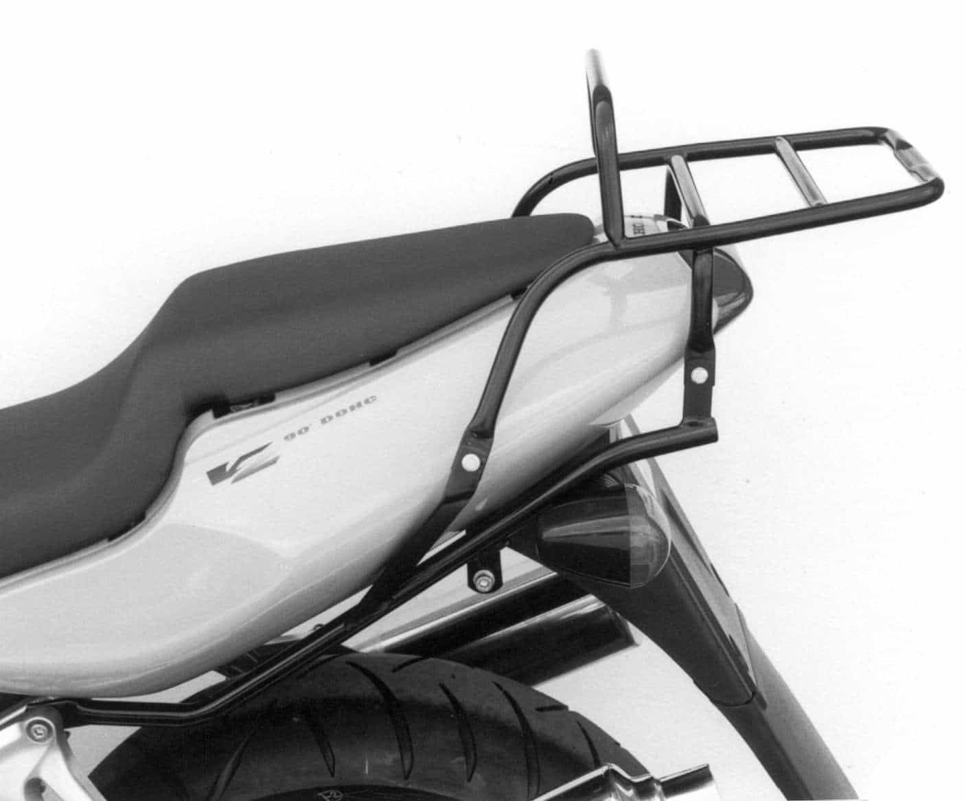 Porte-bagages tubulaire support de top case noir pour Honda VTR 1000 F Firestorm (97-06) Hepco & Becker