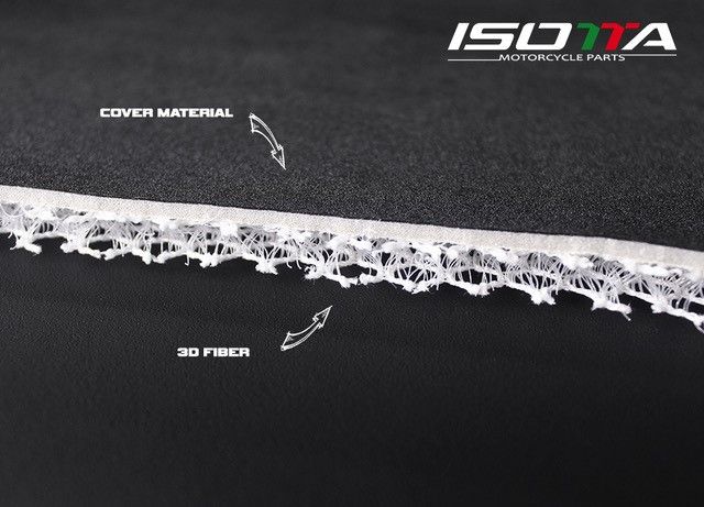 Housse de siège confort pour Honda NC 750 X (21-24) Triple Black