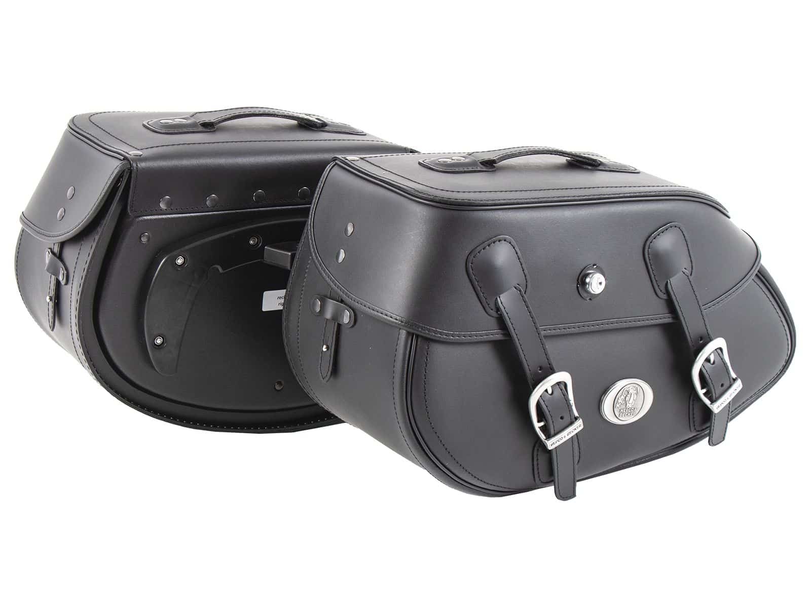 Kit de sacoches de selle Buffalo Big noir pour porte C-Bow Hepco & Becker