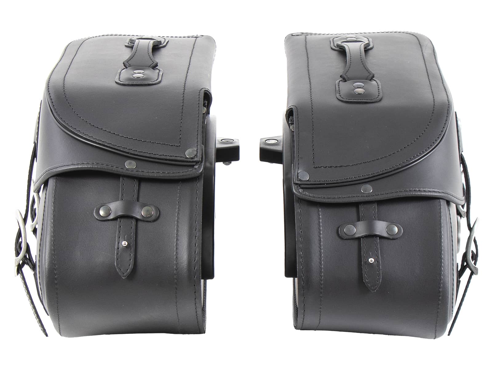 Kit de sacoches de selle Buffalo Big noir pour porte C-Bow Hepco & Becker
