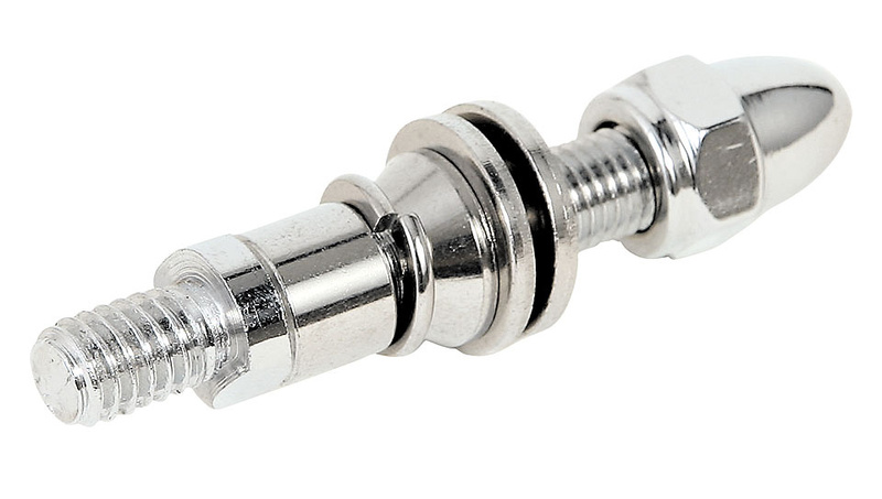 HIGHSIDER pro Adaptateur de rétroviseur chromé Pour Harley à 5/16"-18 UNC