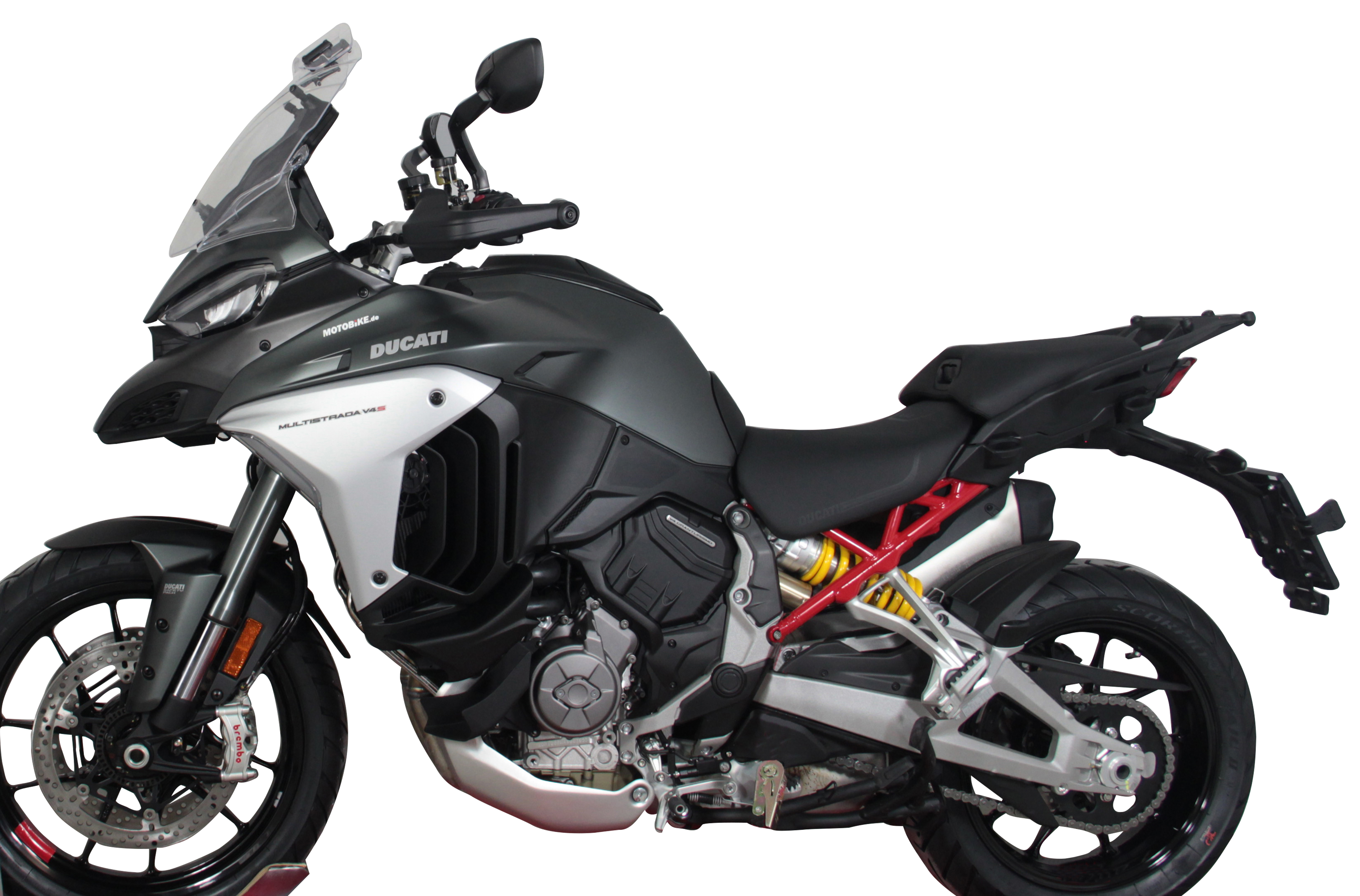 Cache-sommier MRA "VTM" transparent pour Ducati Multistrada V4 (21-)