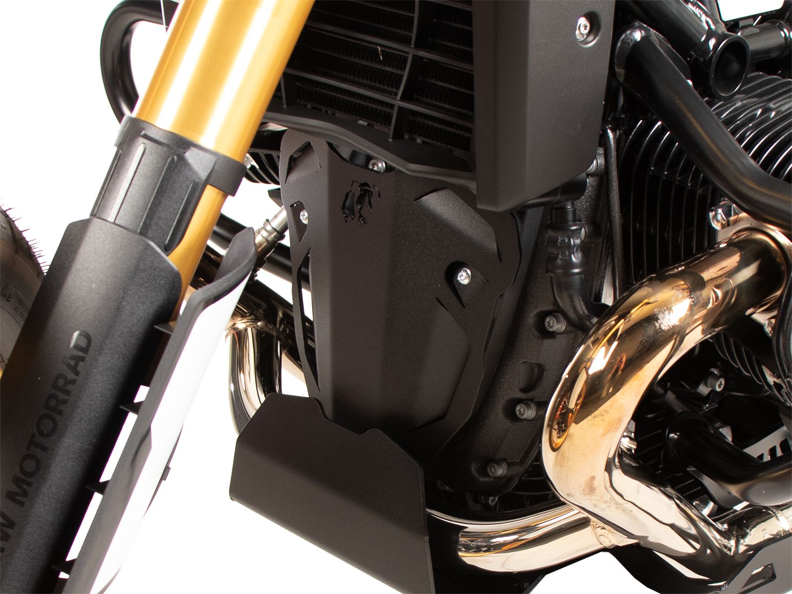 Tôle supplémentaire extension protection moteur noirpour BMW R 12 (24-) Hepco & Becker