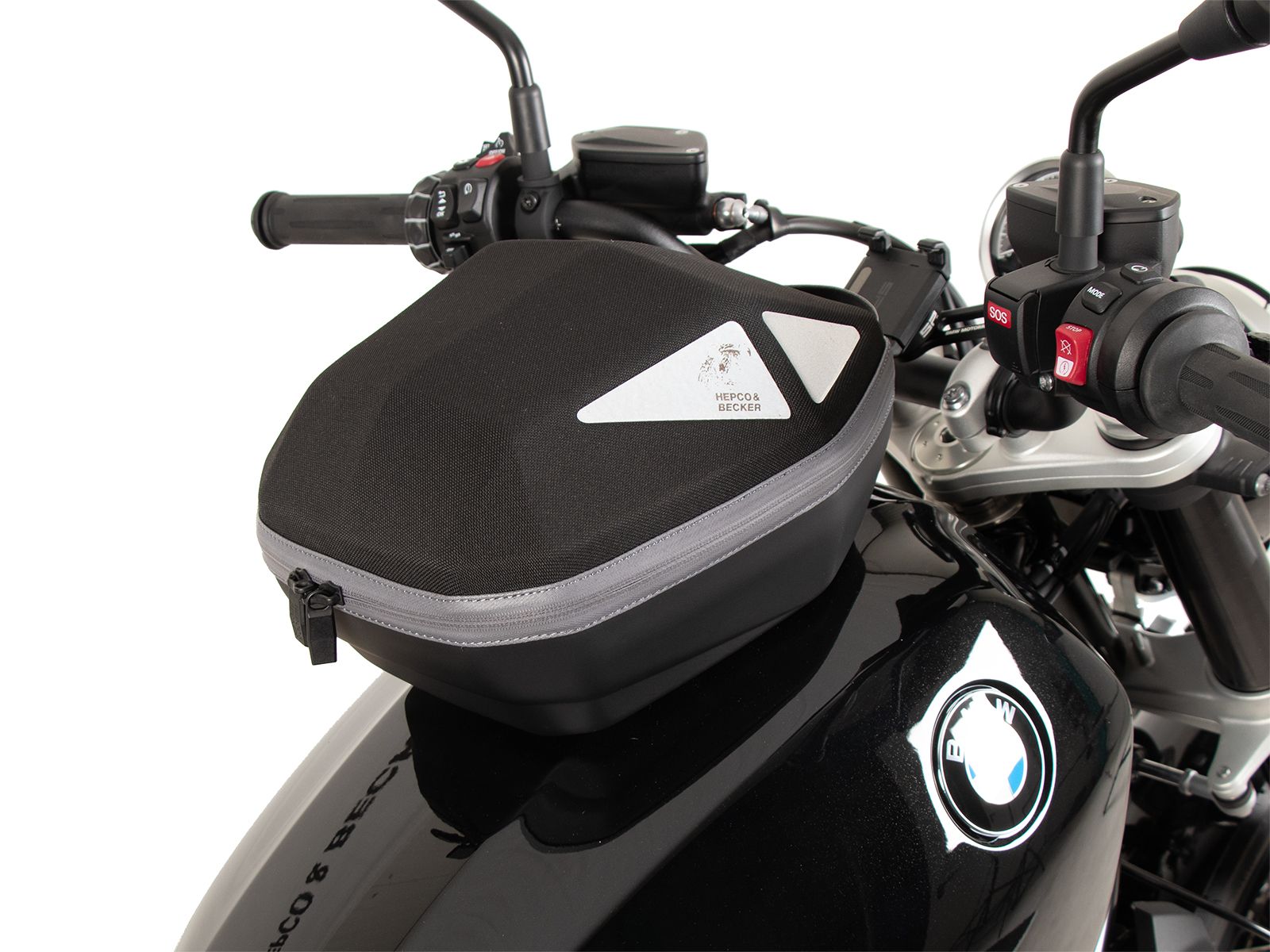 Anneau de réservoir Basic y compris unité de fermeture de la sacoche de réservoir pour BMW R 12 (24-) Hepco & Becker