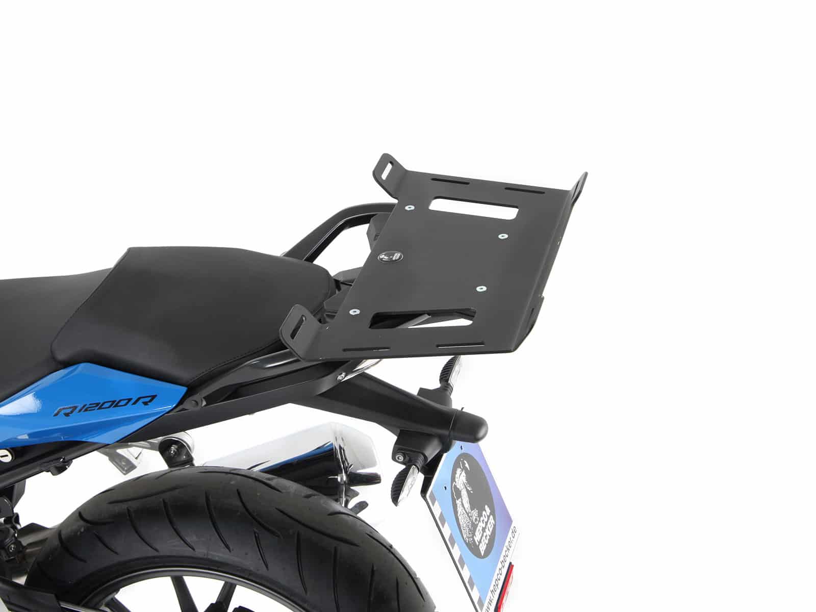 Elargisseur de porte-bagages noir pour BMW R 1200 RS LC (15-18) Hepco & Becker