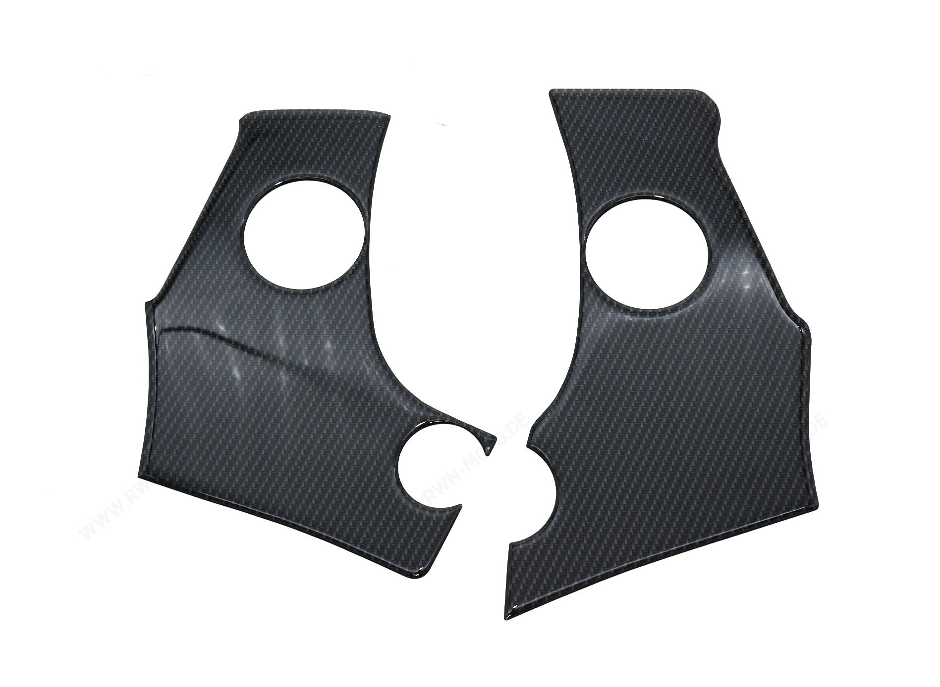 Protection de cadre, aspect carbone pour Suzuki GSX1300R Hayabusa BJ. 2008-2012/ GSX1300R BJ. 2013-2017