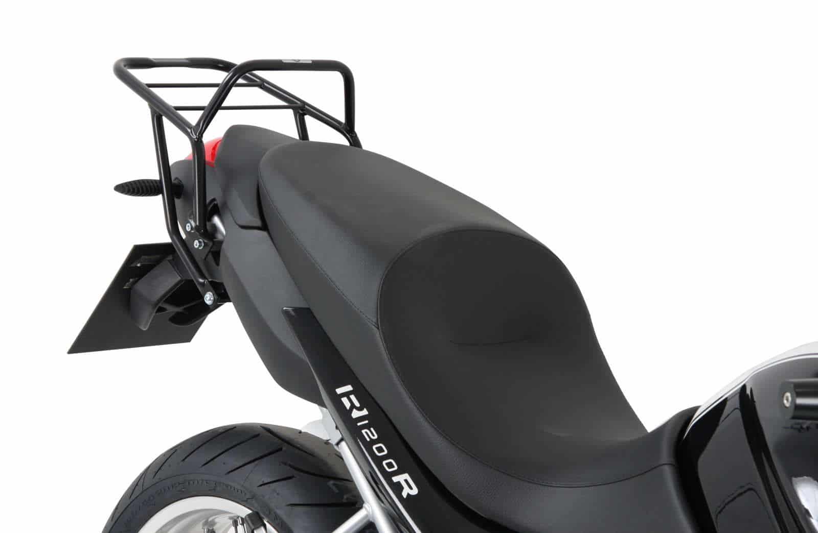 Pont de bagages tubulaire Support de top case noir pour BMW R 1200 R (11-14) Hepco & Becker