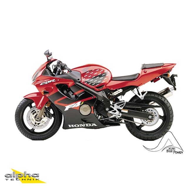 Stompgrip noir Volcano pour Honda CBR600F (Sport) / VFR800 (02-13)