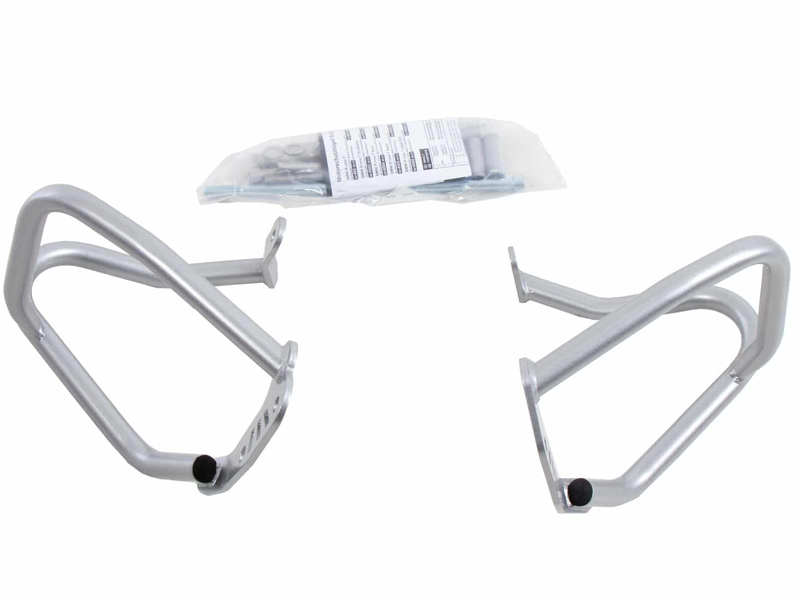 Arceau de protection moteur argenté pour BMW R nineT Pure (16-23) Hepco & Becker