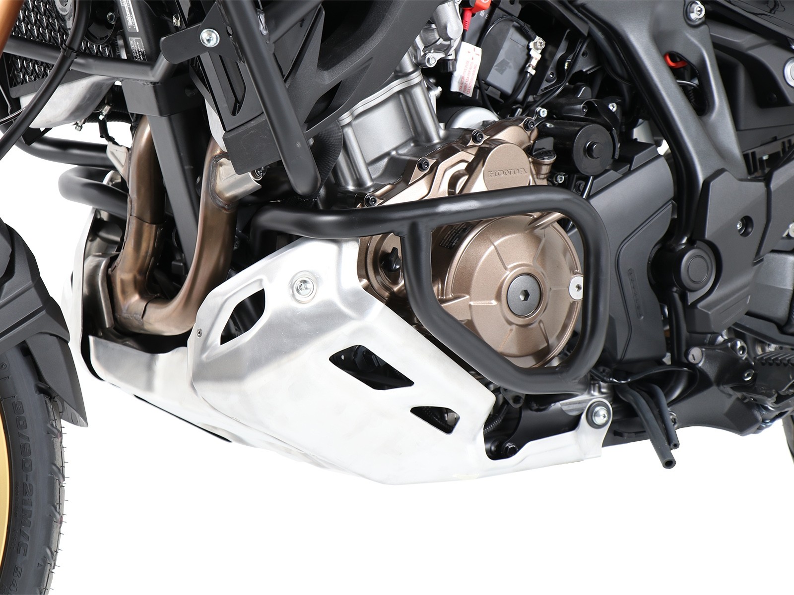 Arceau de protection moteur noir pour Honda CRF 1100 Africa Twin Adventure Sports (20-23) Hepco & Becker