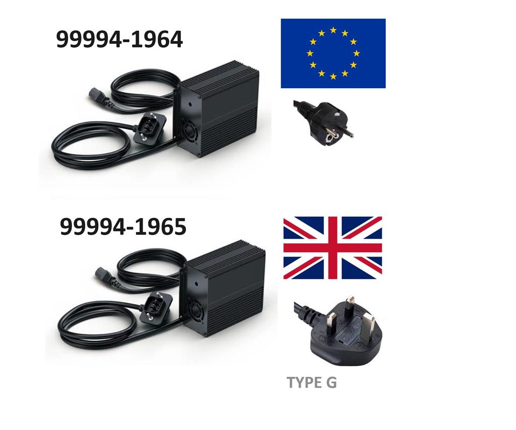 Chargeur de batterie (prise UE) pour Kawasaki Ninja e-1 / Z e-1 (24-) Original
