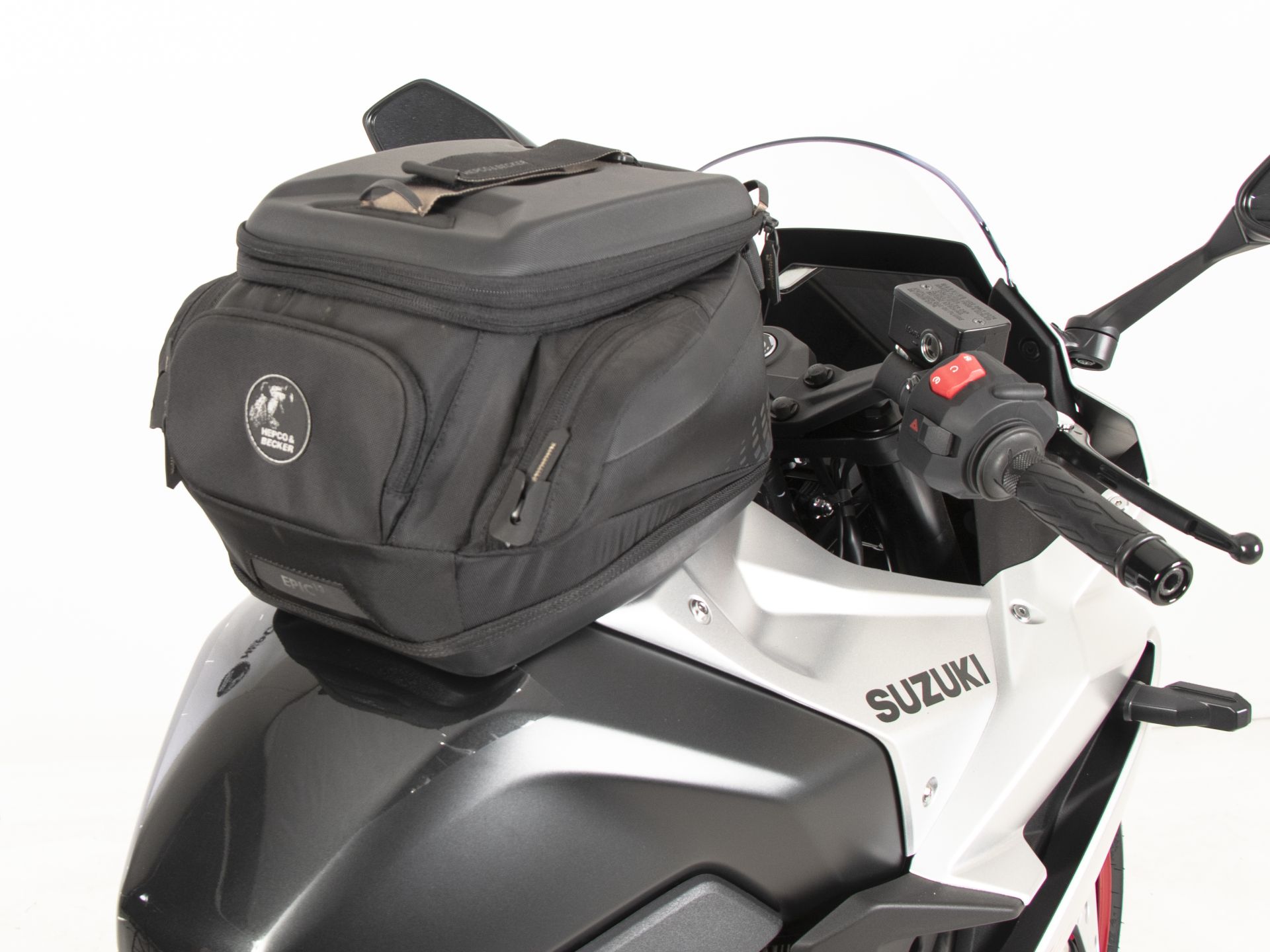 Anneau de réservoir Basic avec unité de fermeture de la sacoche de réservoir pour Suzuki GSX-8R (24- ) Hepco & Becker