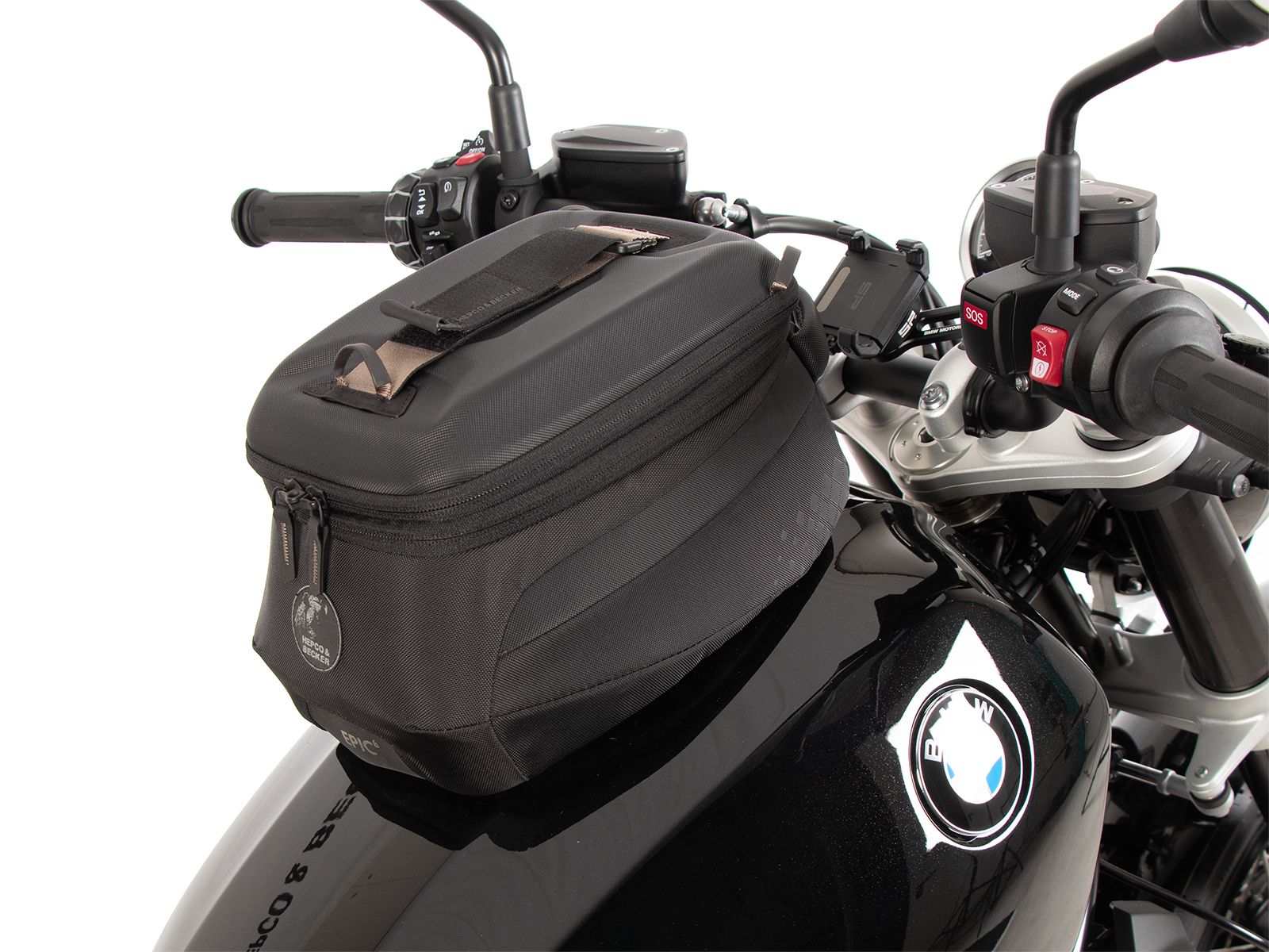 Anneau de réservoir Basic y compris unité de fermeture de la sacoche de réservoir pour BMW R 12 (24-) Hepco & Becker