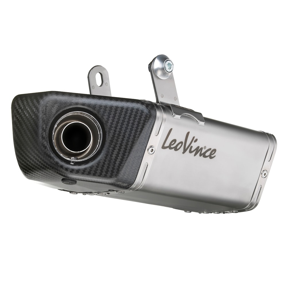 LeoVince Système d'échappement Underbody Evo 2, Slip On pour Kawasaki ER-6n/f / Ninja 650R / Versys 650
