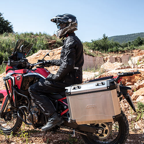 Givi Kit de valises latérales en aluminium Trekker Outback 48L Monokey