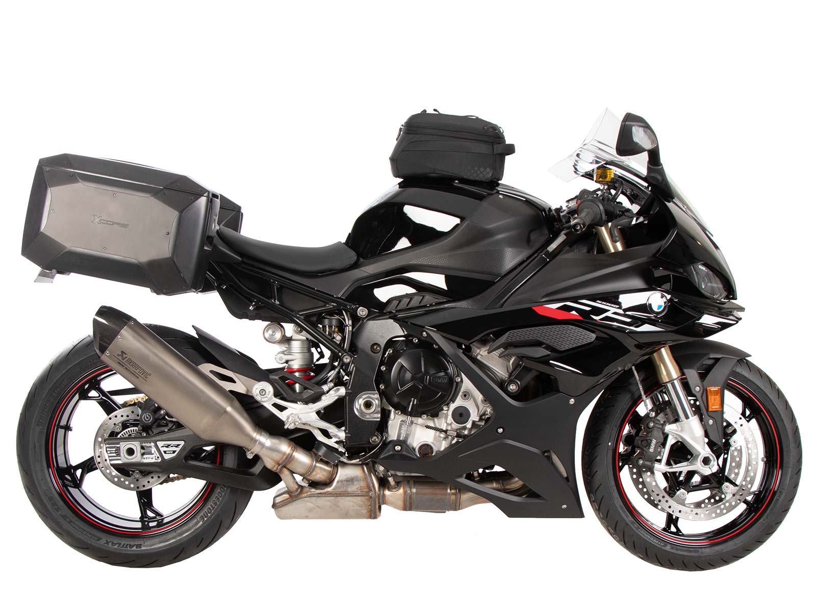 Supports latéraux C-Bow noirs pour BMW S 1000 RR (23-) Hepco & Becker
