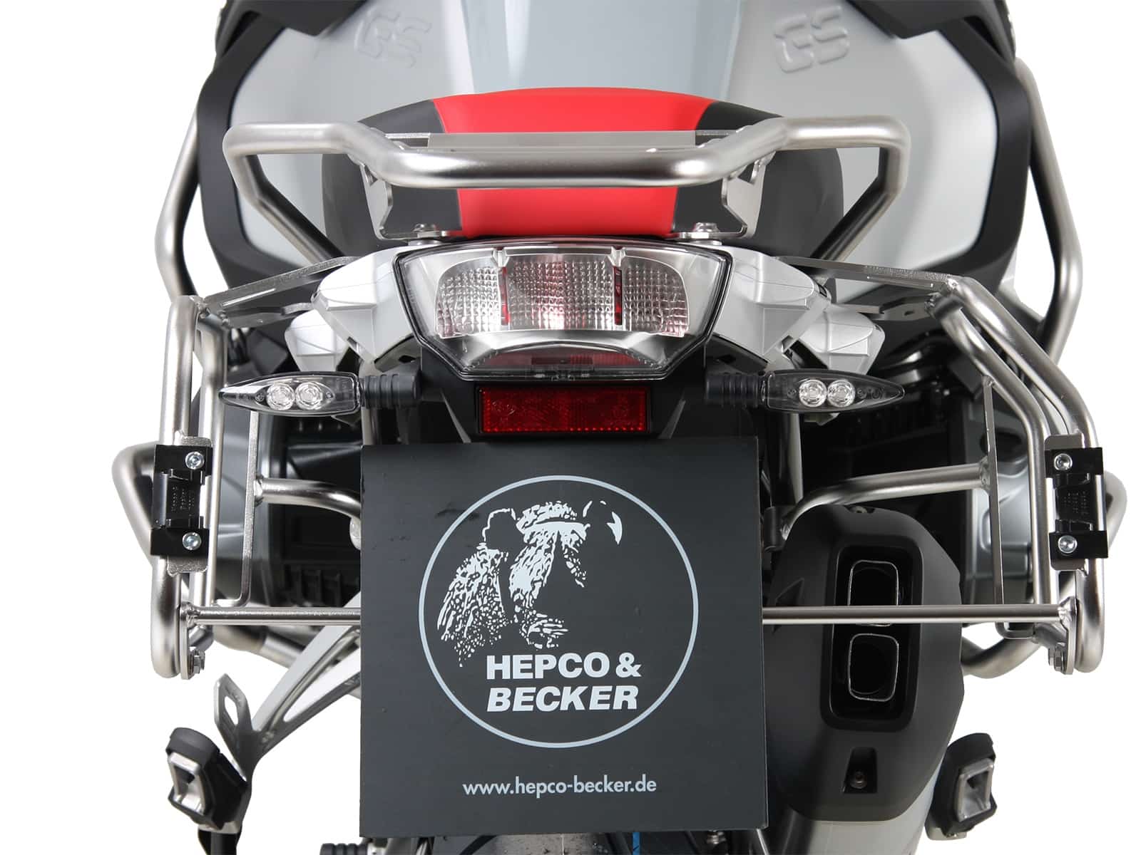 Kit de support de valises Cutout support incl. kit de valises Xplorer Cutout noir pour BMW R 1250 GS Adventure