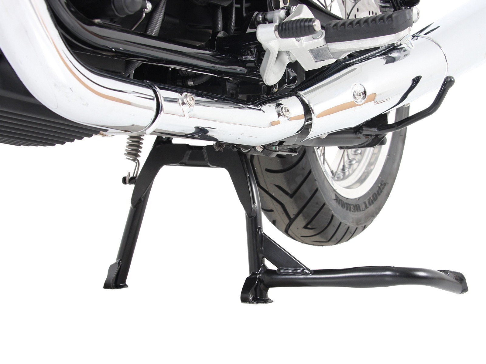 Béquille principale noire pour V 7 III stone/ special/ Anniversario/ Racer (année 17-)