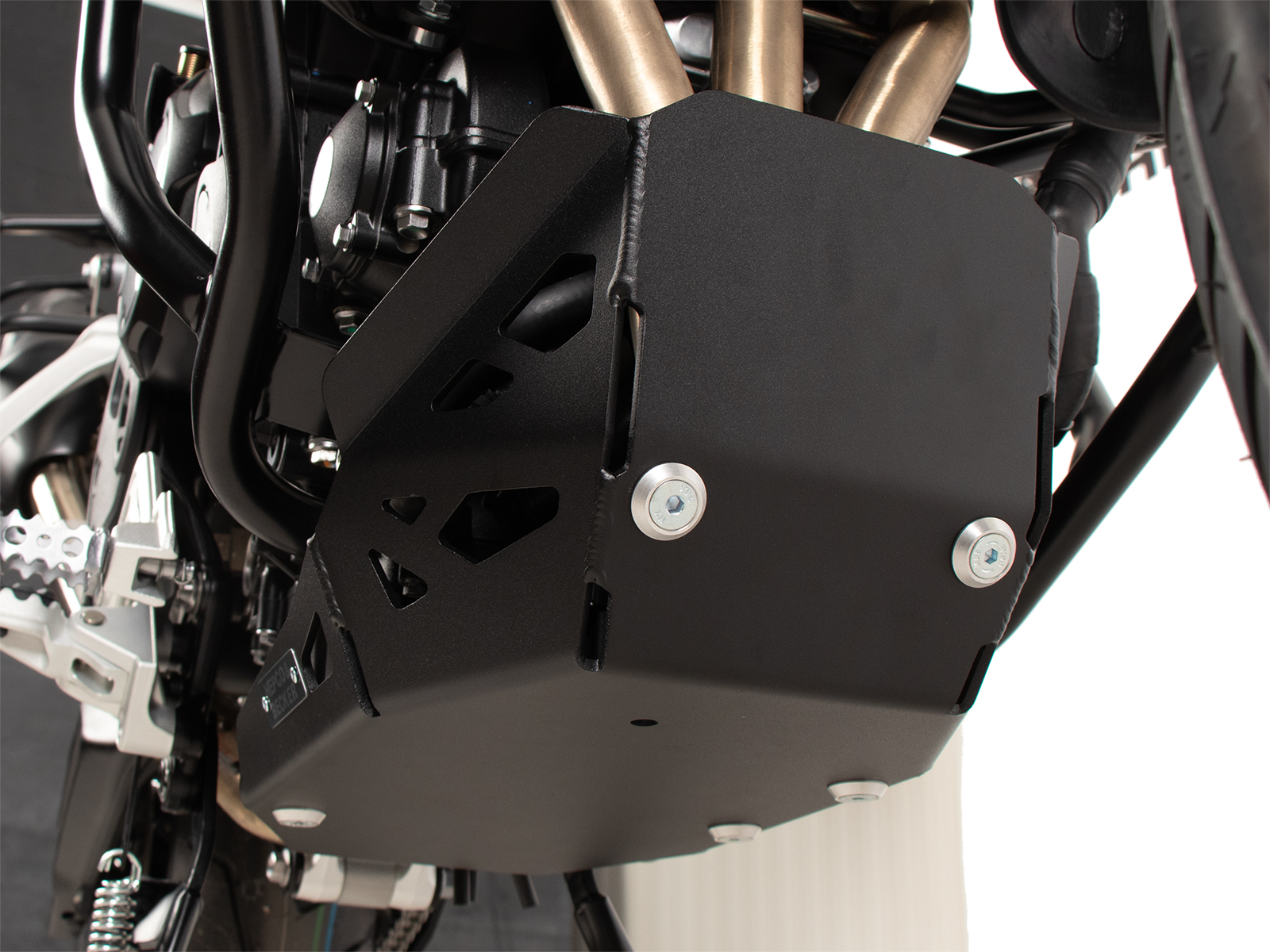 Plaque de protection moteur noire pour Triumph Tiger 900 Rally Pro (24-) Hepco & Becker