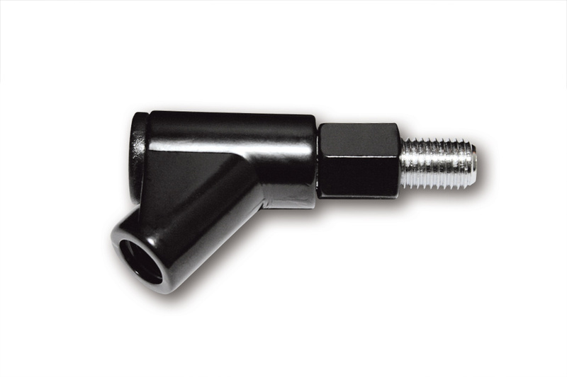 Adaptateur de rétroviseur HIGHSIDER smart noir M 10x1,25, filetage à droite