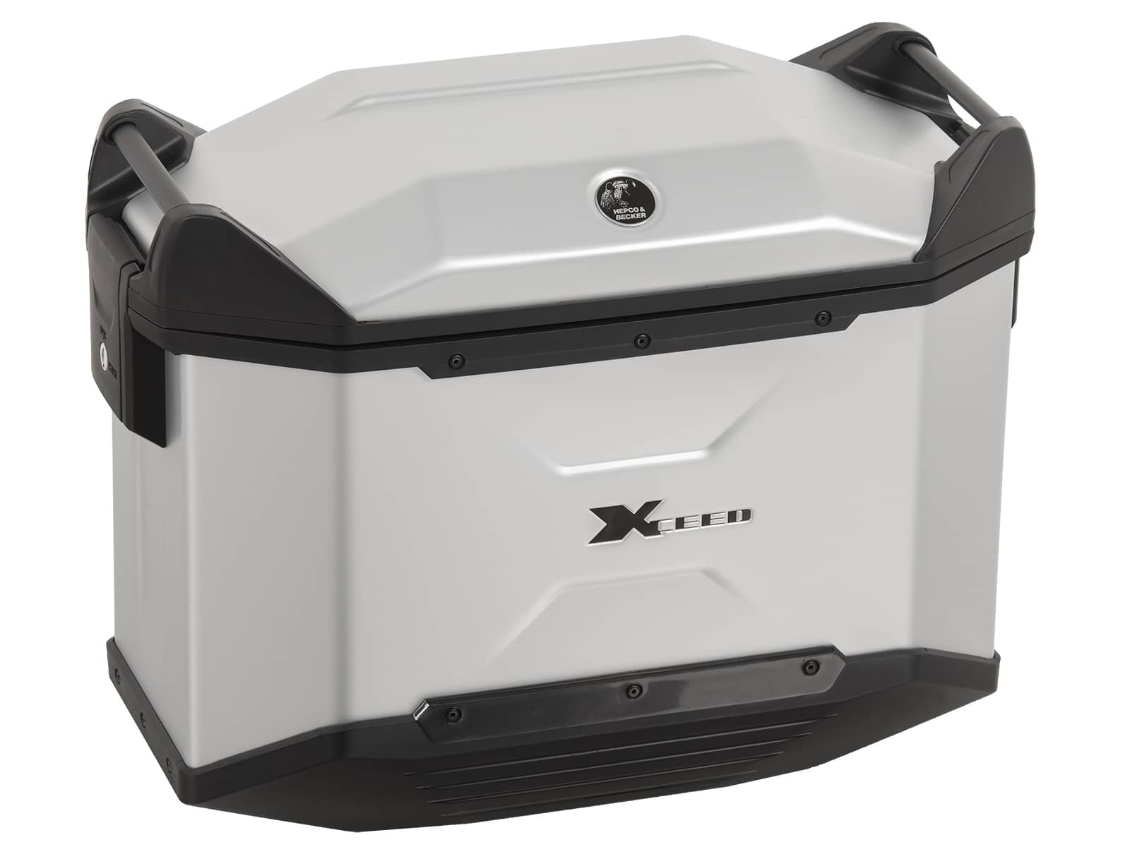 Xceed valises latérales 38 Ltr. argent Hepco & Becker
