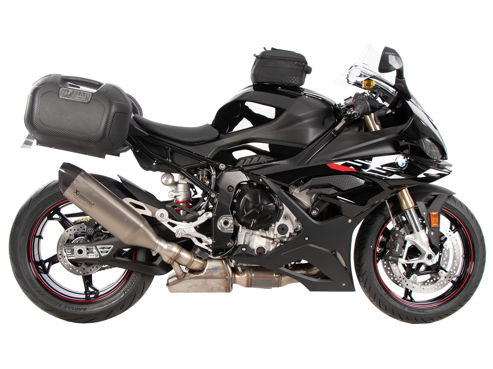 Supports latéraux C-Bow noirs pour BMW S 1000 RR (23-) Hepco & Becker
