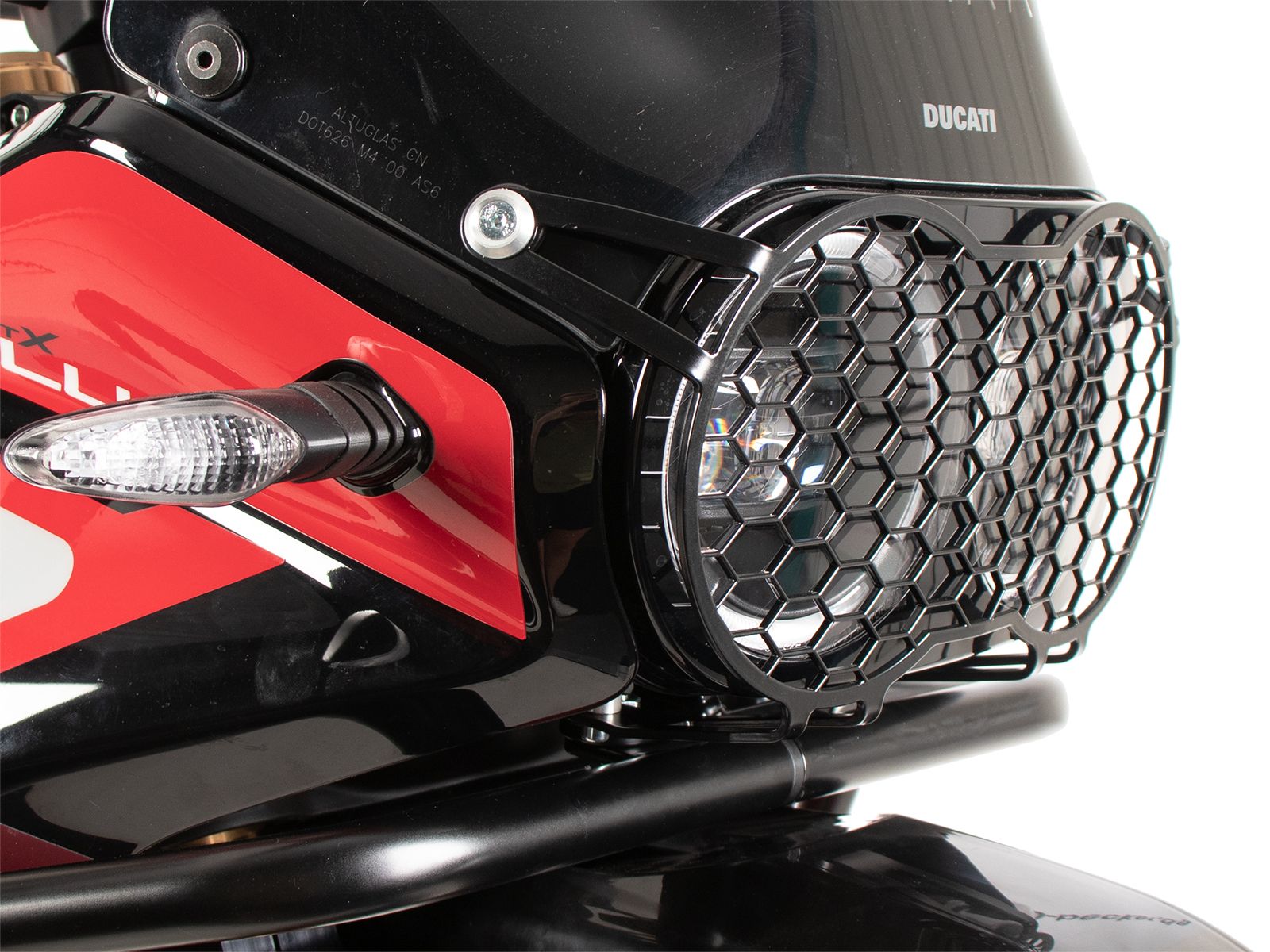 Grille de protection des feux noire pour Ducati Desert X Rally (24-) Hepco & Becker