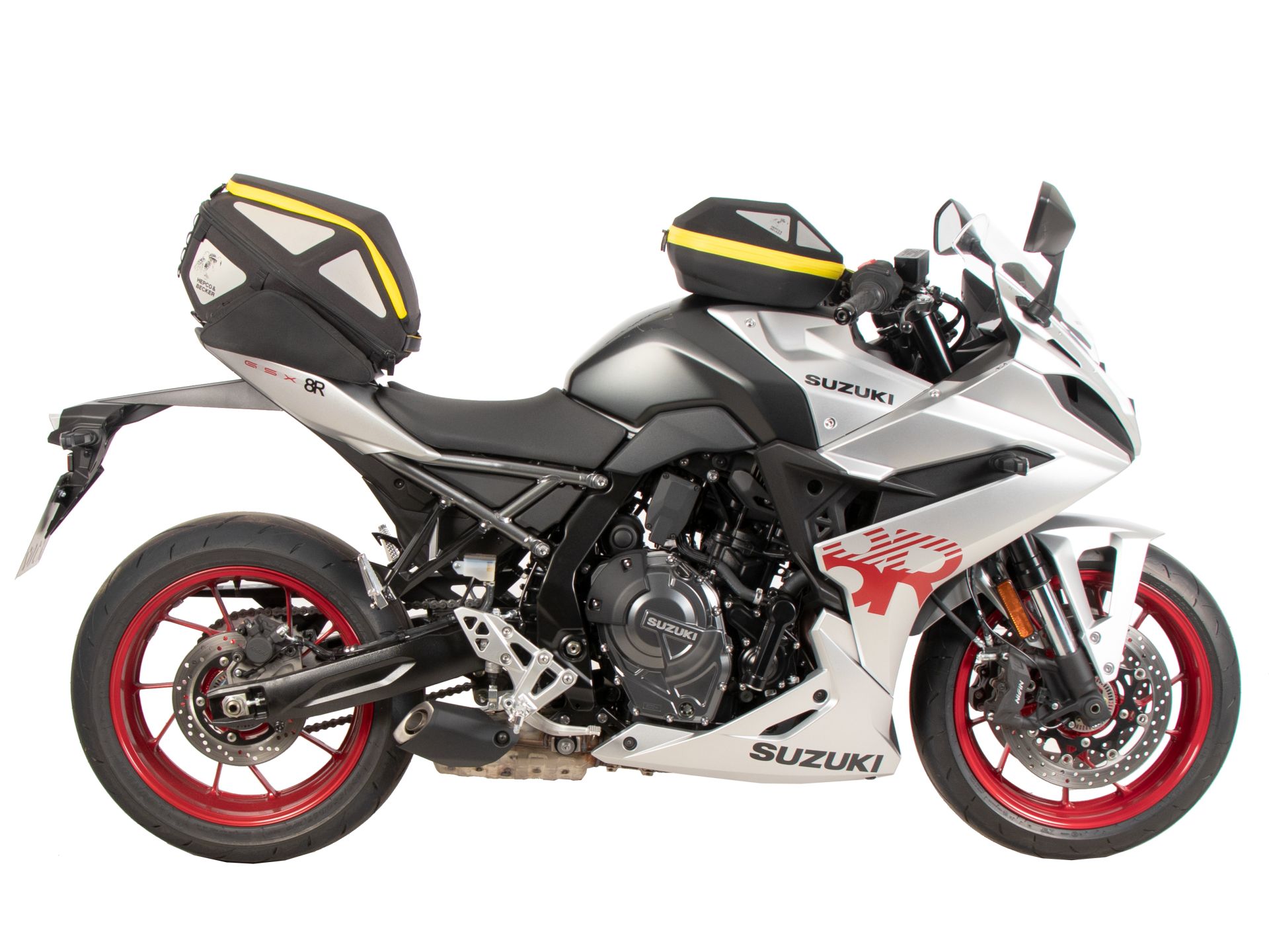 Anneau de réservoir Basic avec unité de fermeture de la sacoche de réservoir pour Suzuki GSX-8R (24- ) Hepco & Becker