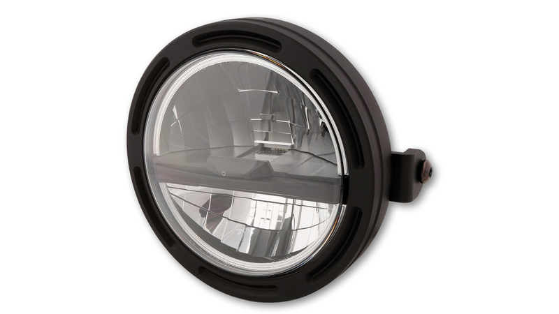 HIGHSIDER pro 5 3/4 pouces Phare Frame-R2 Type 5 LED Noir Fixation latérale