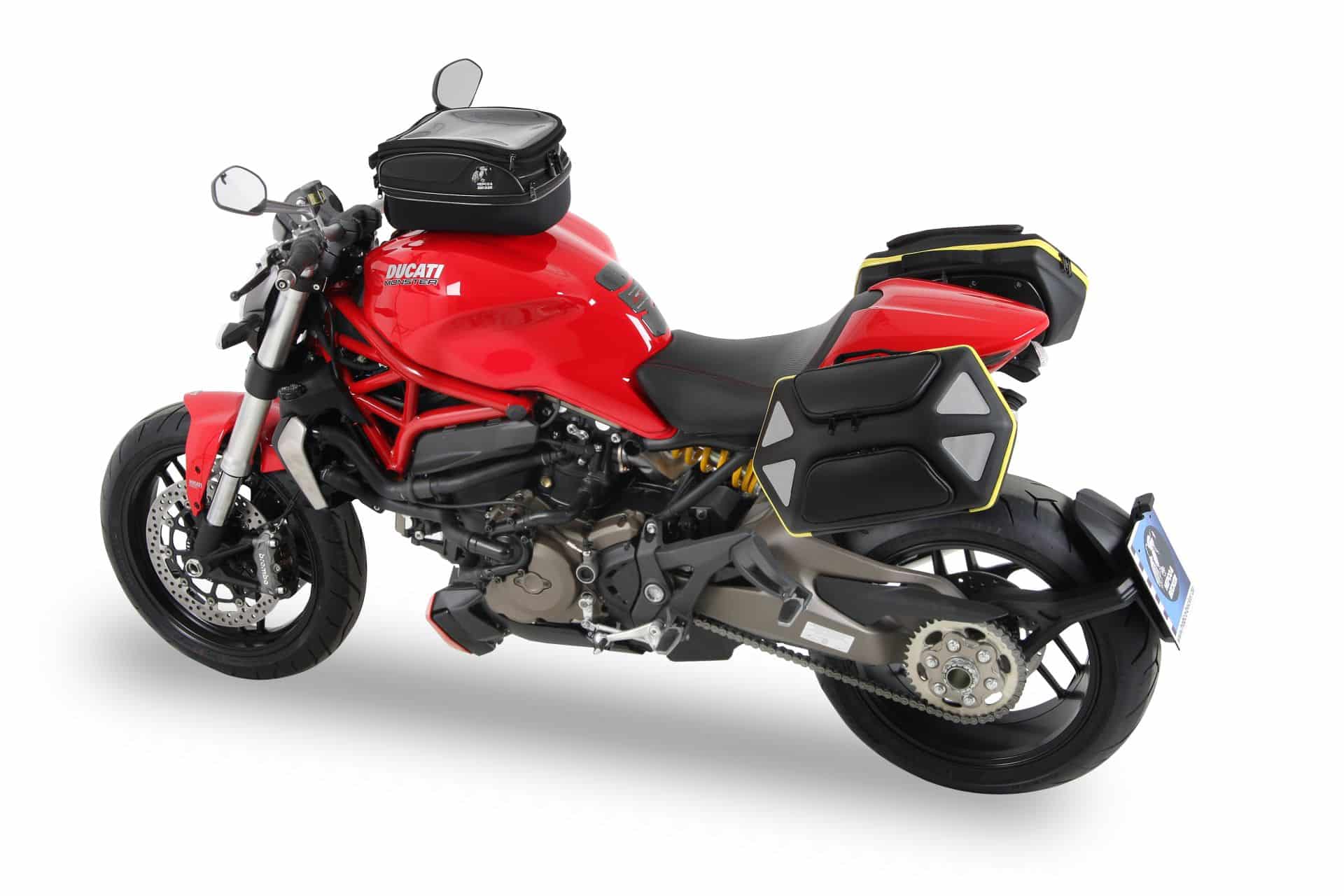 Anneau de réservoir Basic avec unité de fermeture de la sacoche de réservoir pour Ducati Monster 1200 /S (13-16) Hepco & Becker