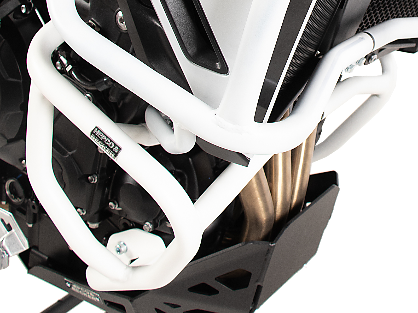 Arceau de protection moteur blanc pour Triumph Tiger 900 GT / Pro (24-) Hepco & Becker