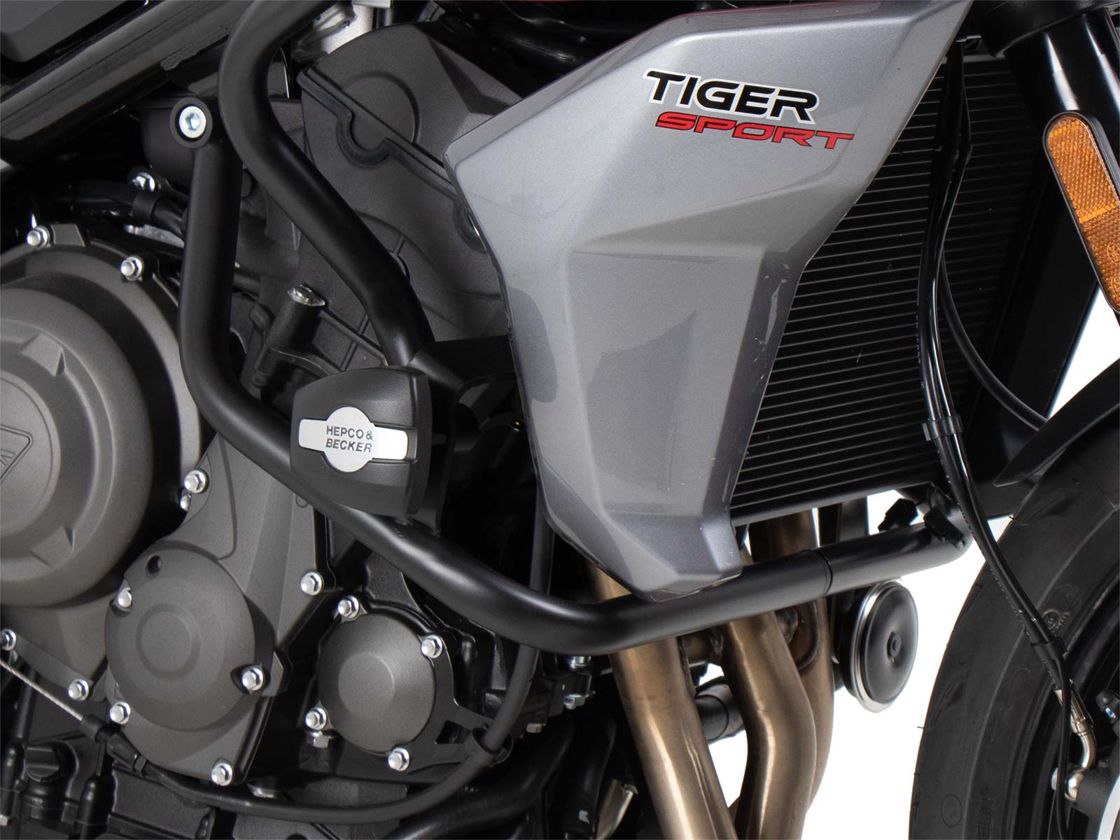 Arceau de protection moteur avec protectionpad pour Triumph Tiger Sport 660 (22-) Hepco & Becker
