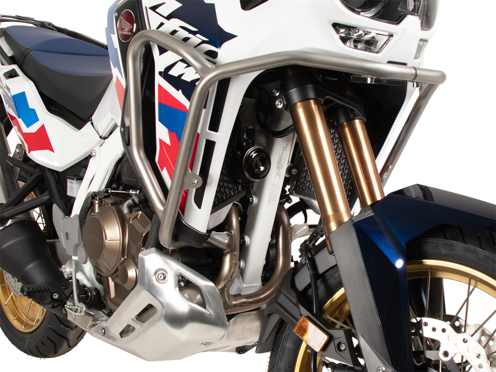 Arceau de protection du réservoir en acier inoxydable pour Honda CRF 1100 Africa Twin Adventure Sports (24-) Hepco & Becker