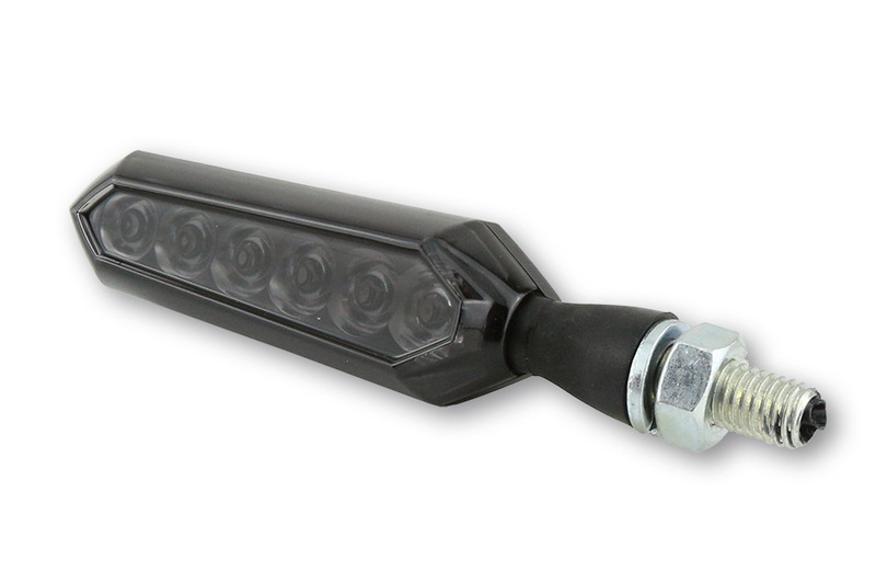 HIGHSIDER Smart Sora LED clignotants séquentiels boîtier noir / lentille gris fumée (paire), avant & arrière