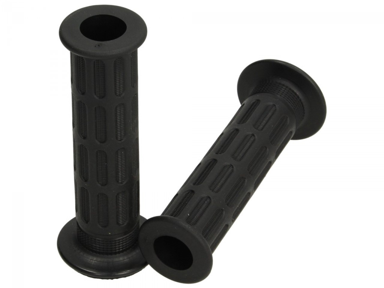 ariete Jeu de poignées en caoutchouc ouvert, longueur : 125 mm, noir, Super Soft